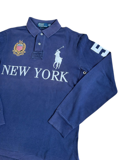 Polo Ralph Lauren Big Pony "NEW YORK" de manga larga