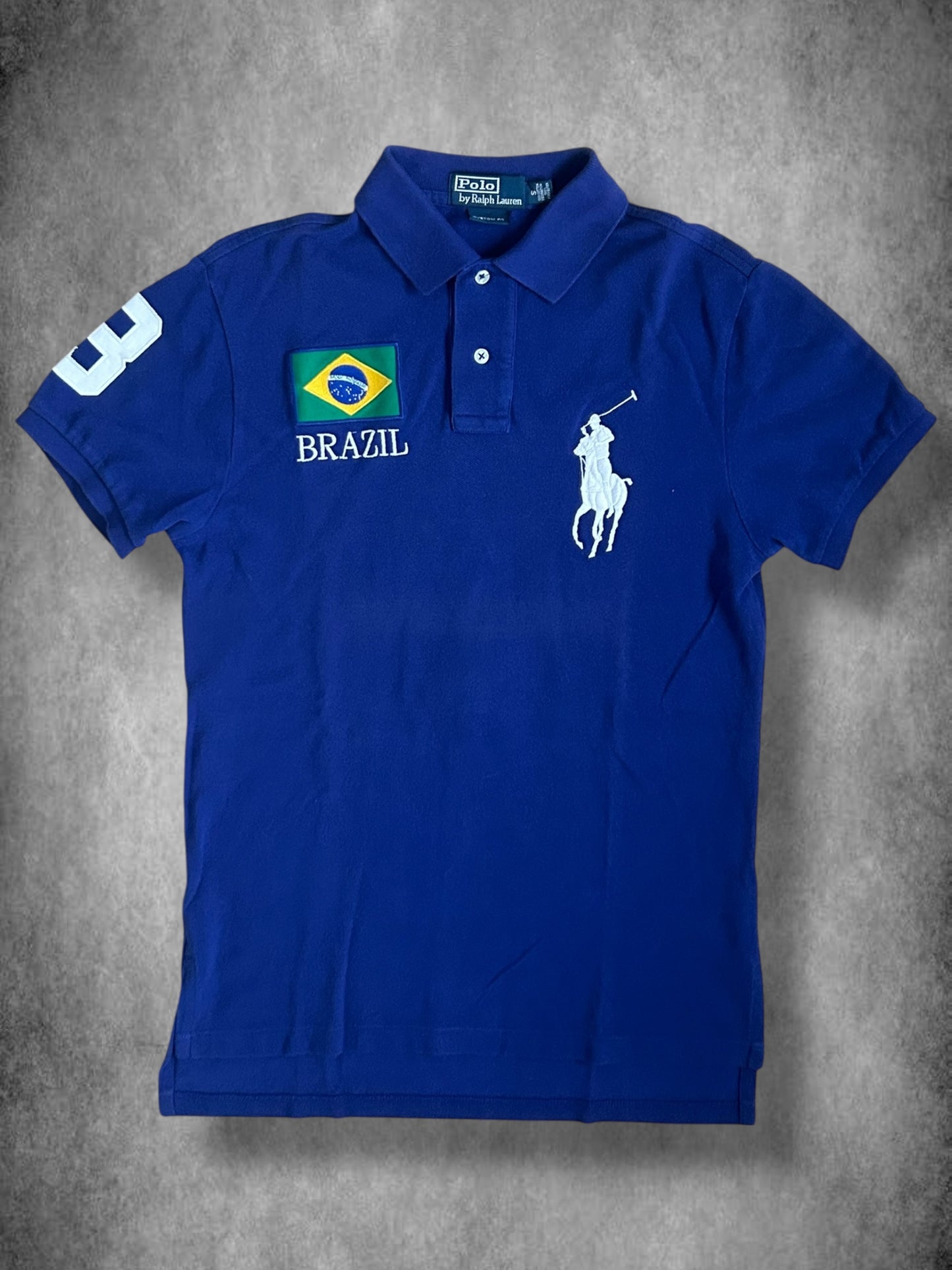 Polo Ralph Lauren Big Pony "BRAZIL" Flag Polo