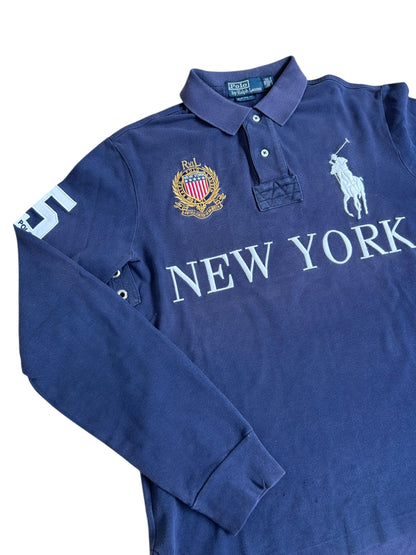 Polo Ralph Lauren Big Pony "NEW YORK" de manga larga