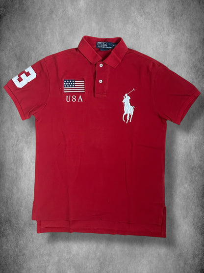 Polo Ralph Lauren Big Pony "USA" Flag Polo