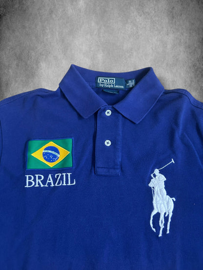 Polo Ralph Lauren Big Pony "BRAZIL" Flag Polo