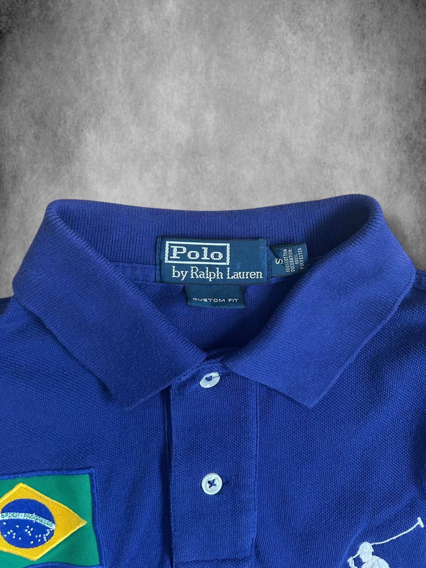 Polo Ralph Lauren Big Pony "BRAZIL" Flag Polo