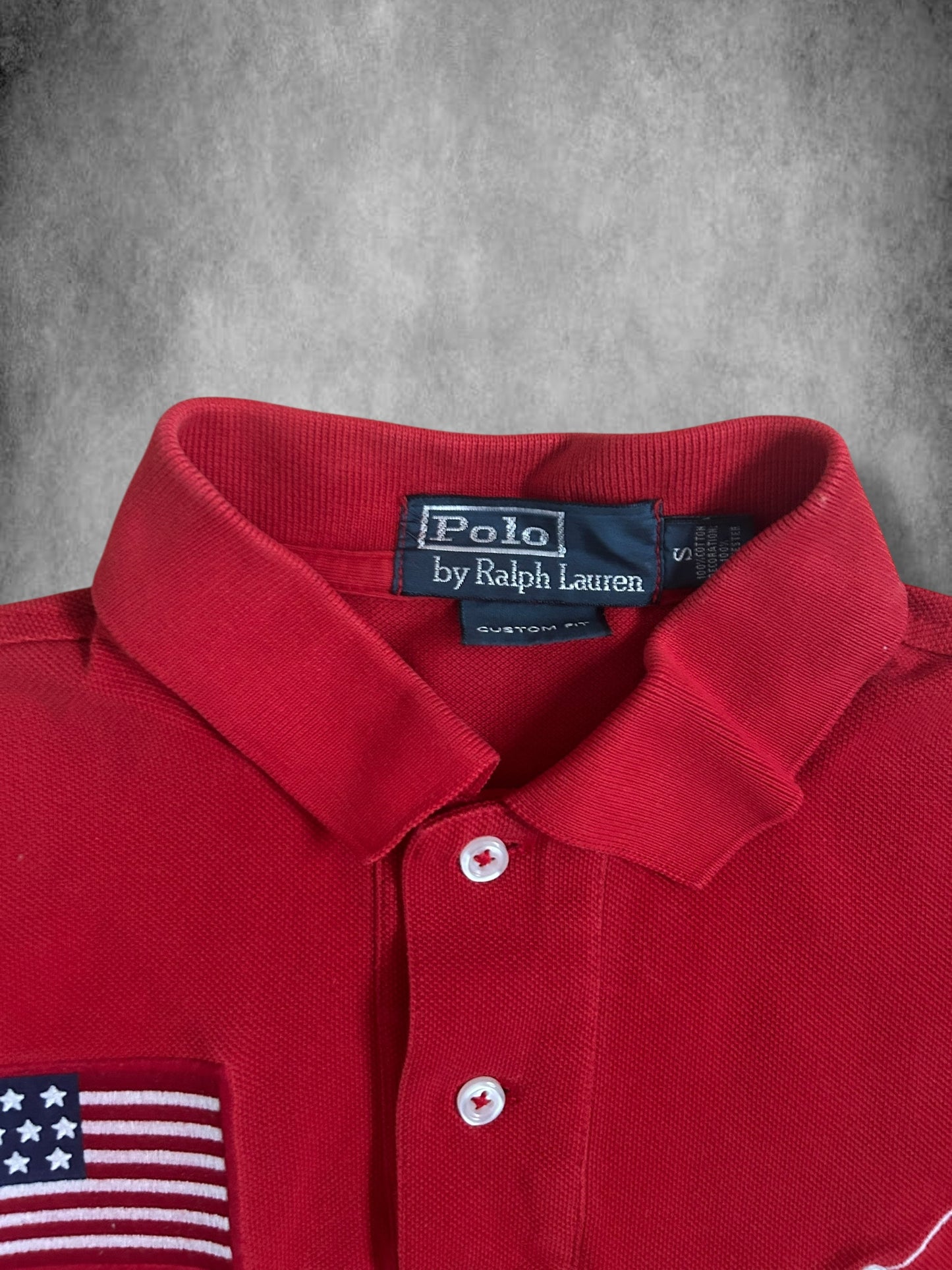 Polo Ralph Lauren Big Pony "USA" Flag Polo