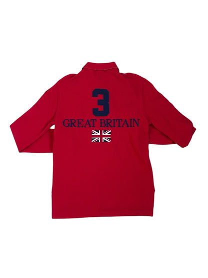 Polo Ralph Lauren Big Pony "Great Britain" Flag Longsleeve Polo