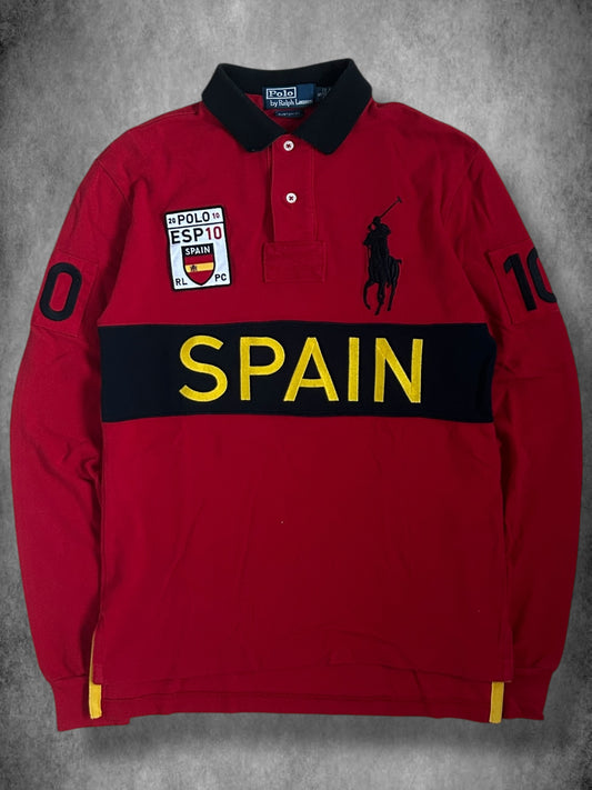 Polo Ralph Lauren Big Pony "SPAIN" Country Longsleeve Polo