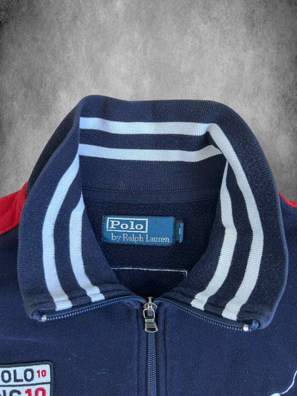 Polo Ralph Lauren Big Pony "ENGLAND" Country Zipper Sweater