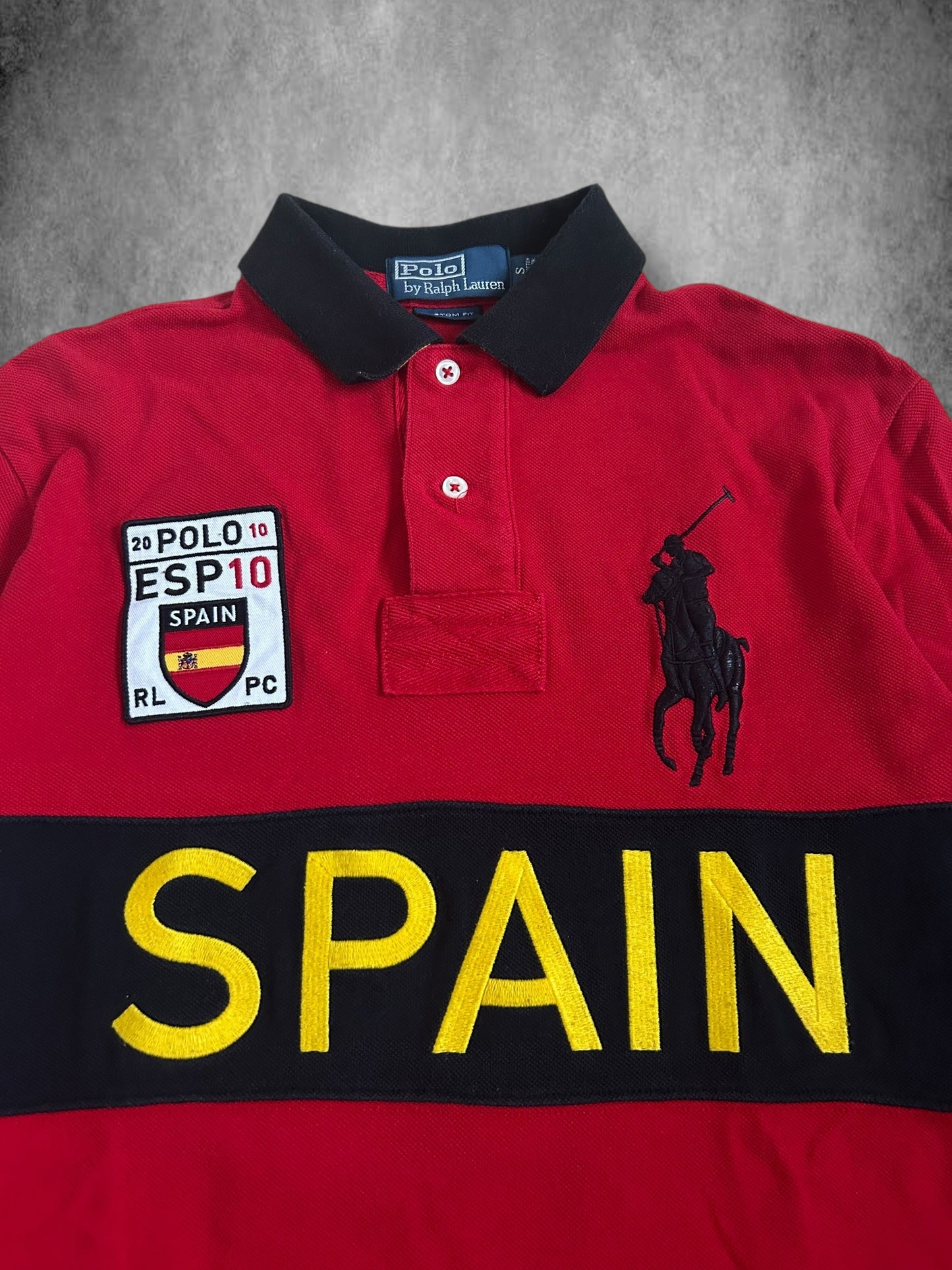 Polo Ralph Lauren Big Pony "SPAIN" Country Longsleeve Polo