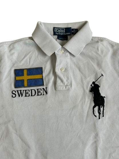 Polo Ralph Lauren Big Pony con la bandera "SUECIA"