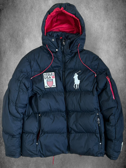 Polo Ralph Lauren Big Pony "USA" Country Puffer Jacket