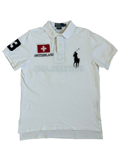 Polo Ralph Lauren Big Pony "SWITZERLAND" Flag Polo