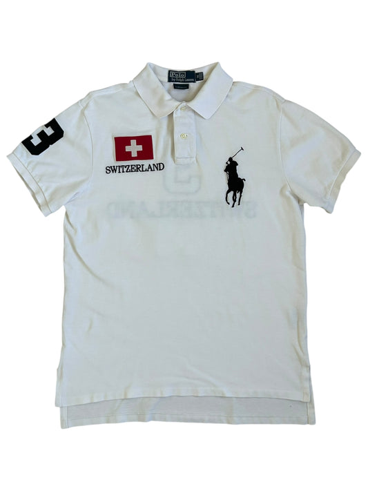 Polo Ralph Lauren Big Pony "SWITZERLAND" Flag Polo
