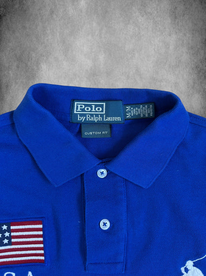 Polo Ralph Lauren Big Pony "USA" Flag Longsleeve Polo