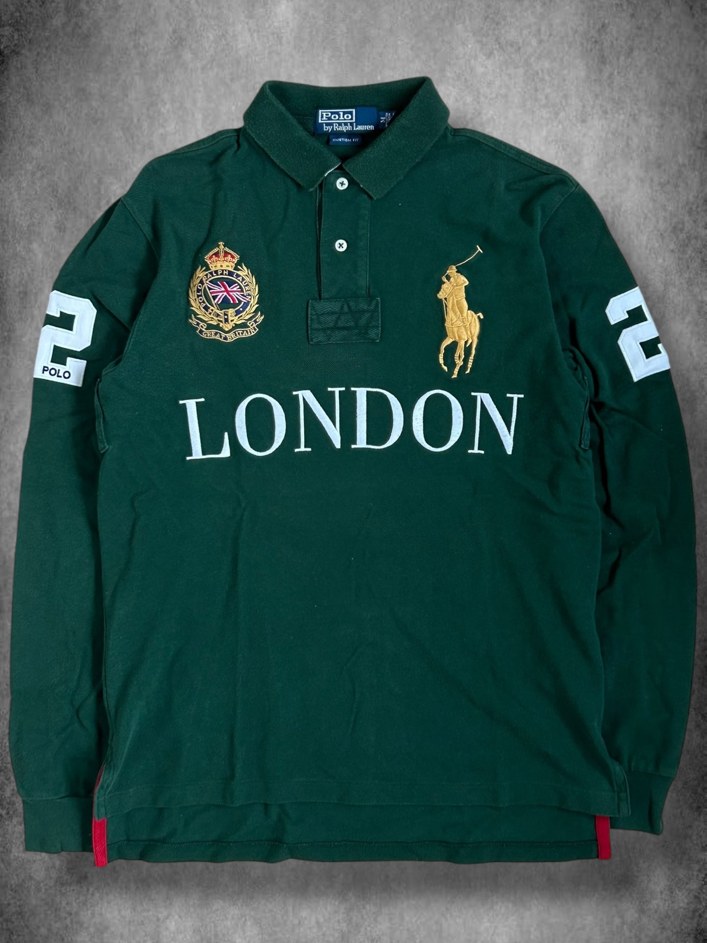 Polo Ralph Lauren Big Pony "LONDON" Longsleeve City Polo