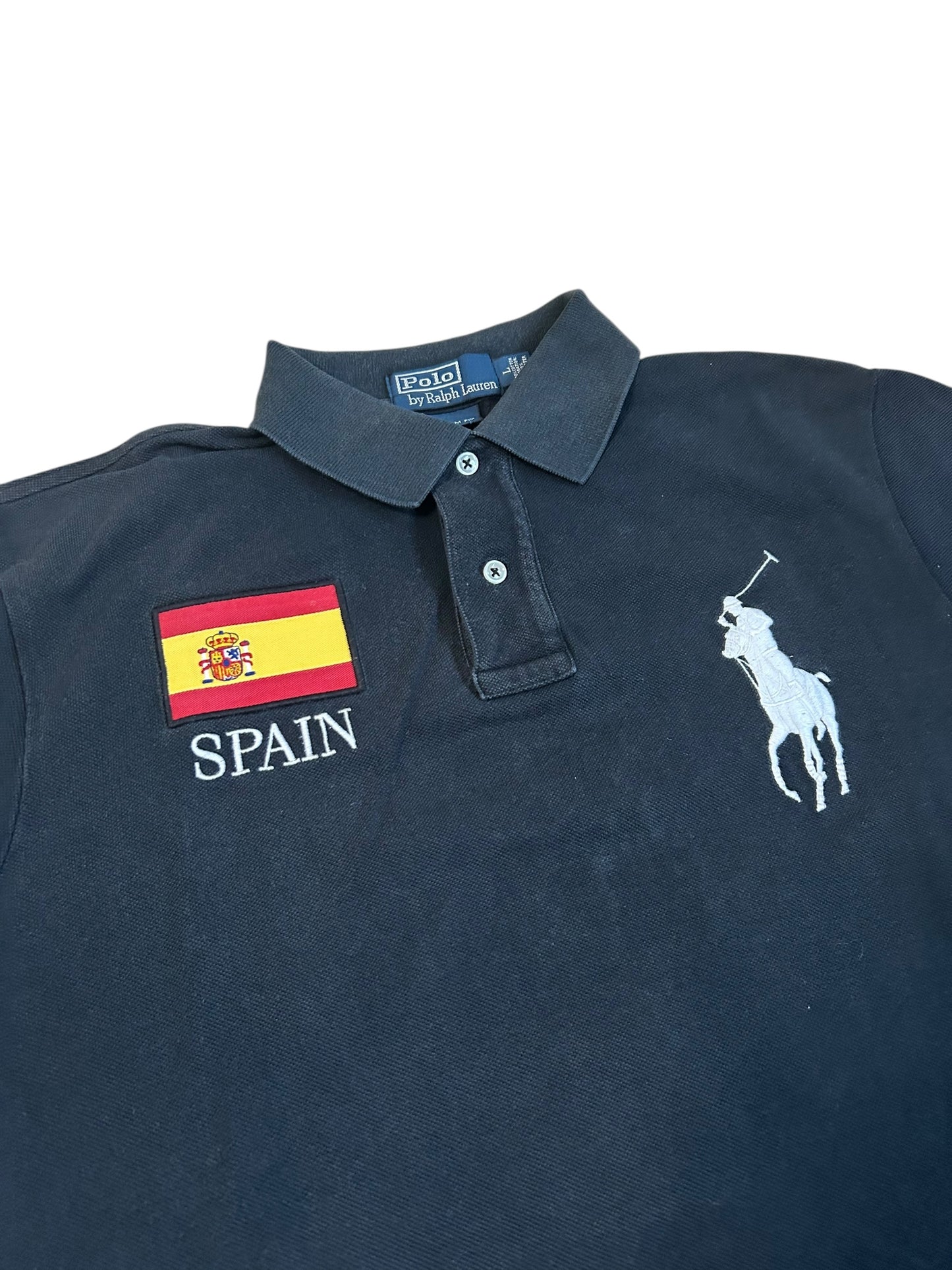 Polo Ralph Lauren Big Pony con bandera de España