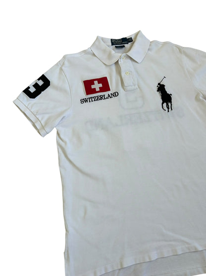 Polo Ralph Lauren Big Pony "SWITZERLAND" Flag Polo