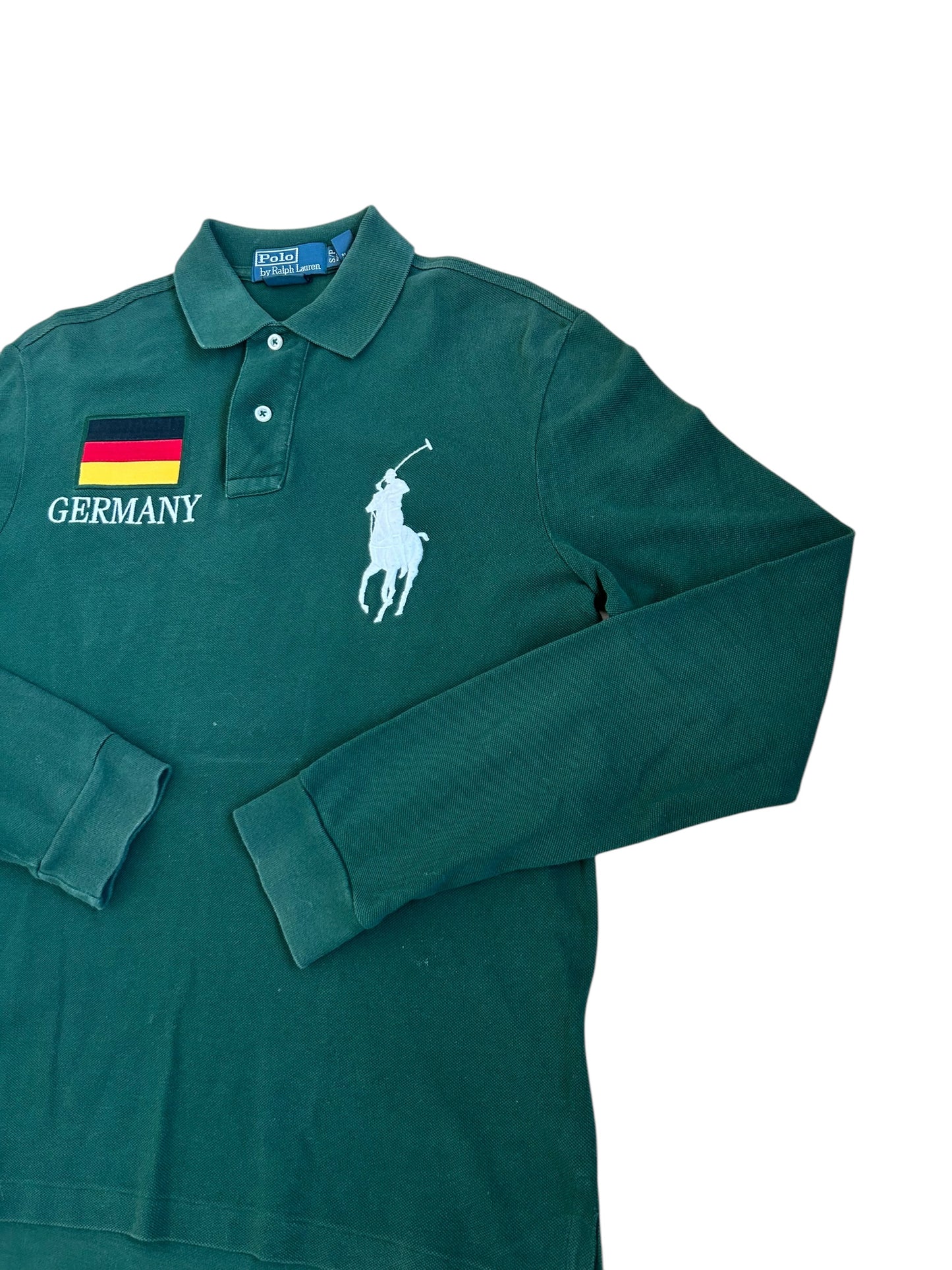 Polo de manga larga con la bandera de Alemania Big Pony de Polo Ralph Lauren