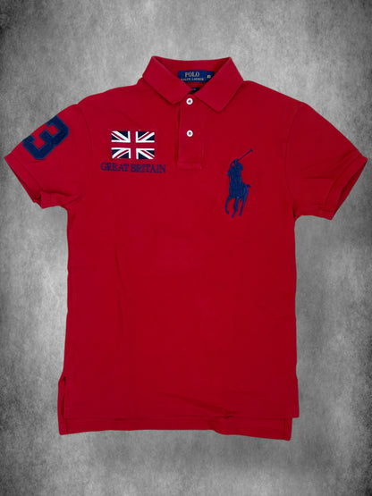 Polo Ralph Lauren Big Pony "GREAT BRITAIN" Flag Polo