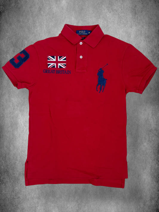 Polo Ralph Lauren Big Pony "GREAT BRITAIN" Flag Polo