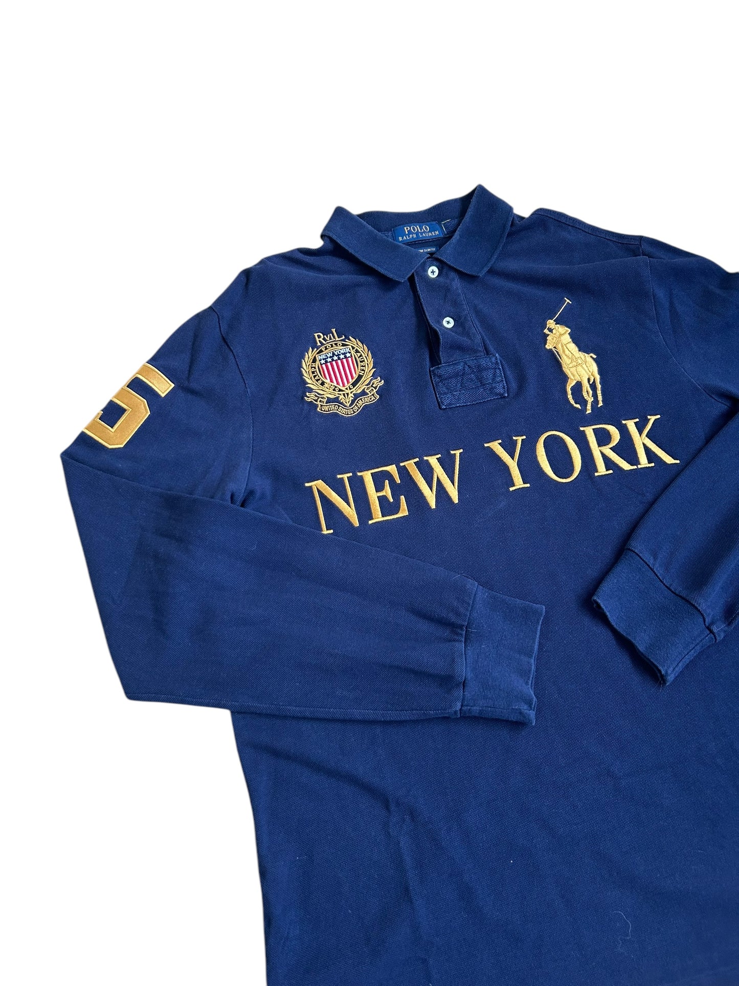 Polo Ralph Lauren à manches longues Big Pony « New York » City