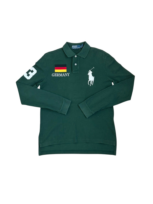 Polo Ralph Lauren Big Pony "Germany"  Flag Longsleeve Polo