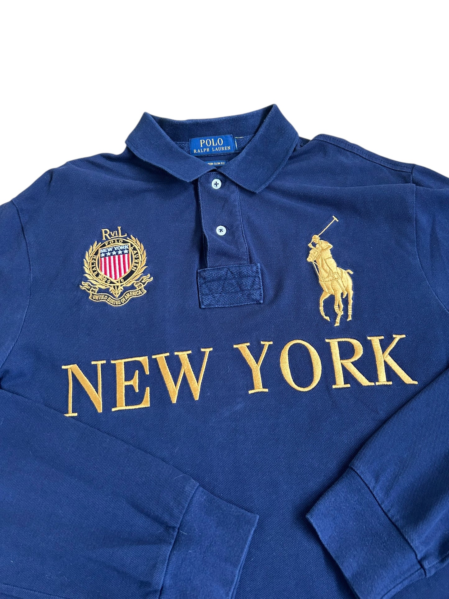 Polo Ralph Lauren à manches longues Big Pony « New York » City