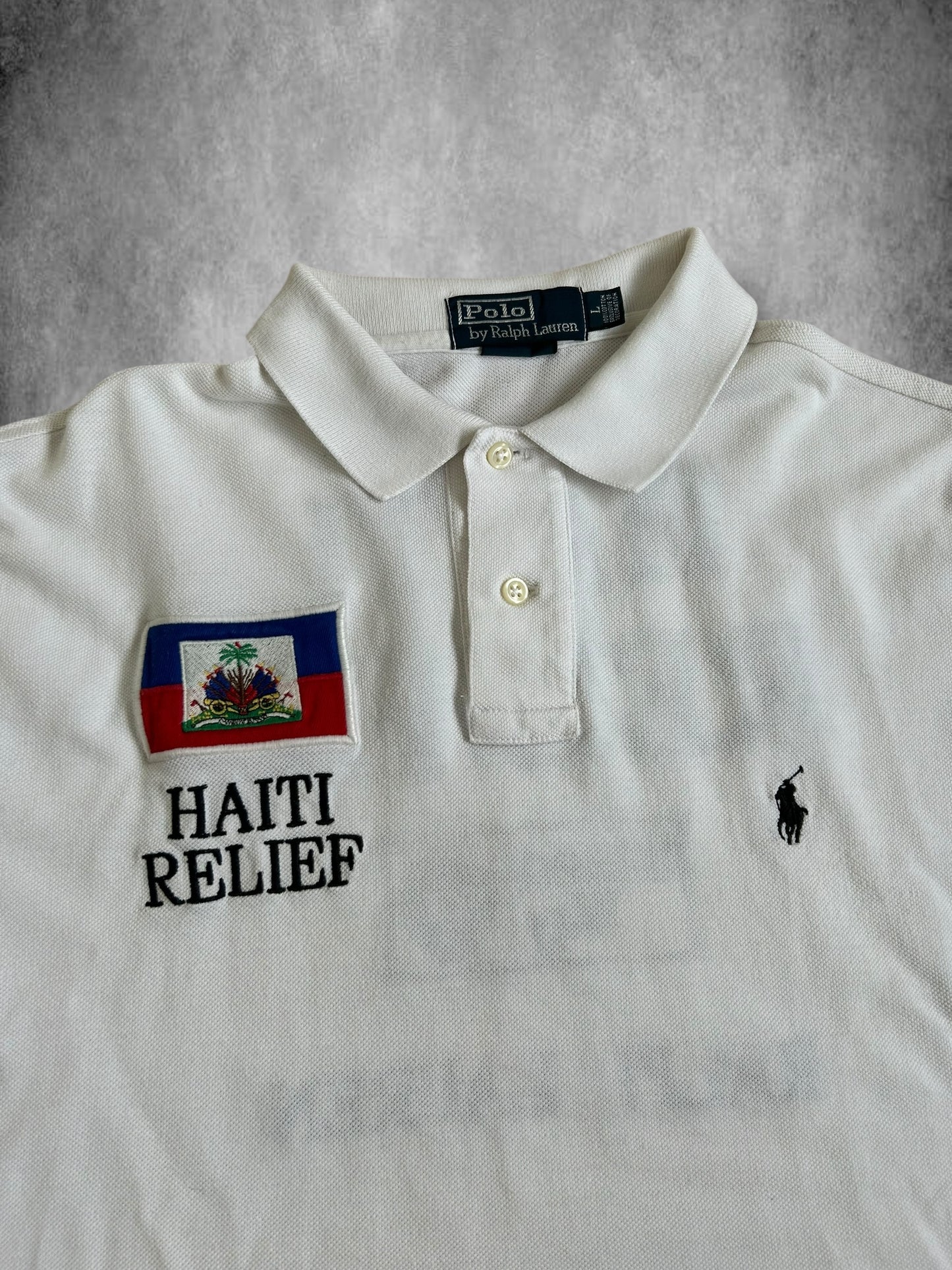 Polo Ralph Lauren Small Pony "HAITI RELIEF" Charity Polo