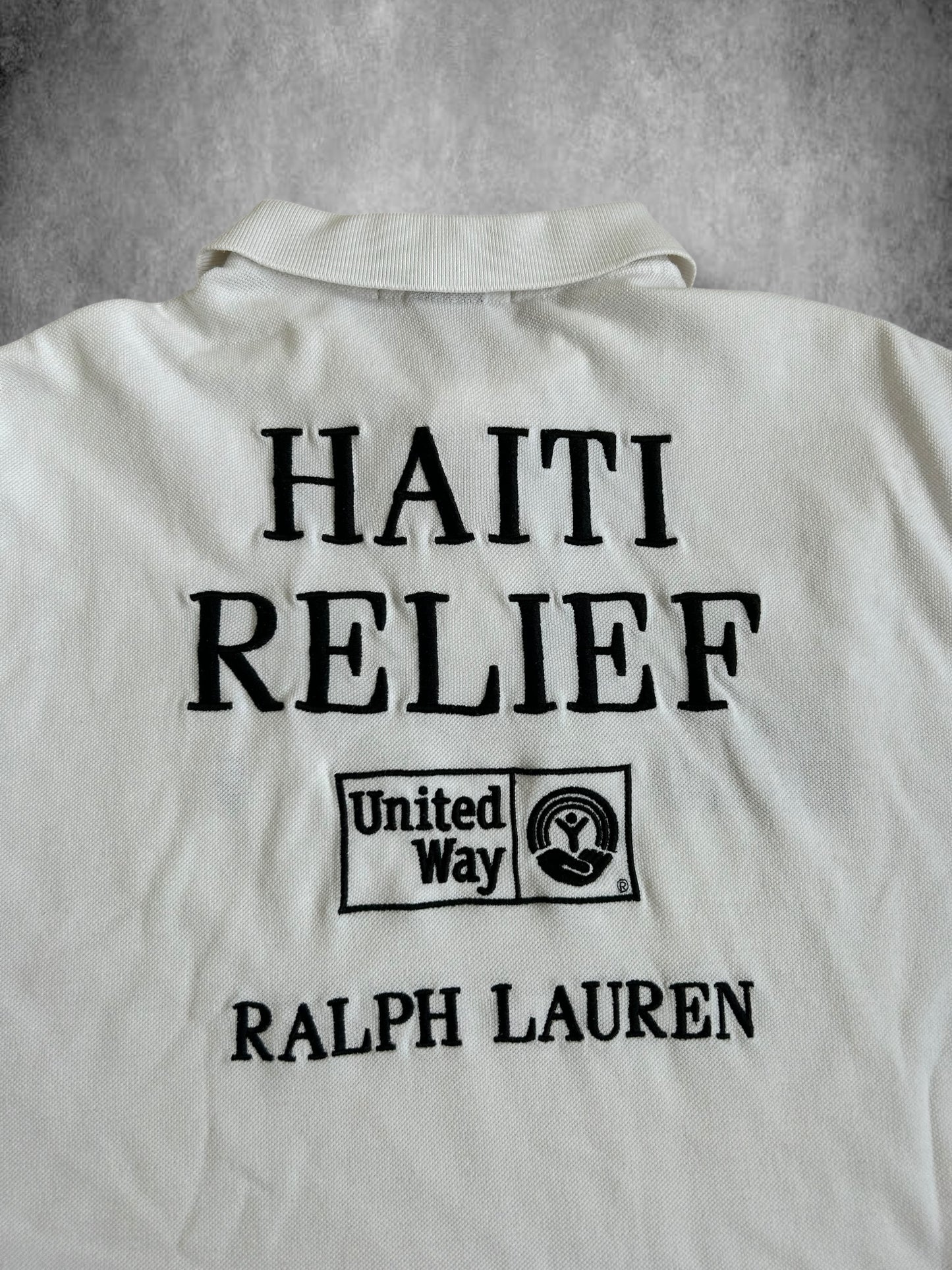 Polo Ralph Lauren Small Pony "HAITI RELIEF" Charity Polo