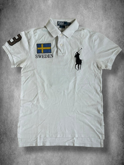 Polo Ralph Lauren Big Pony con la bandera "SUECIA"