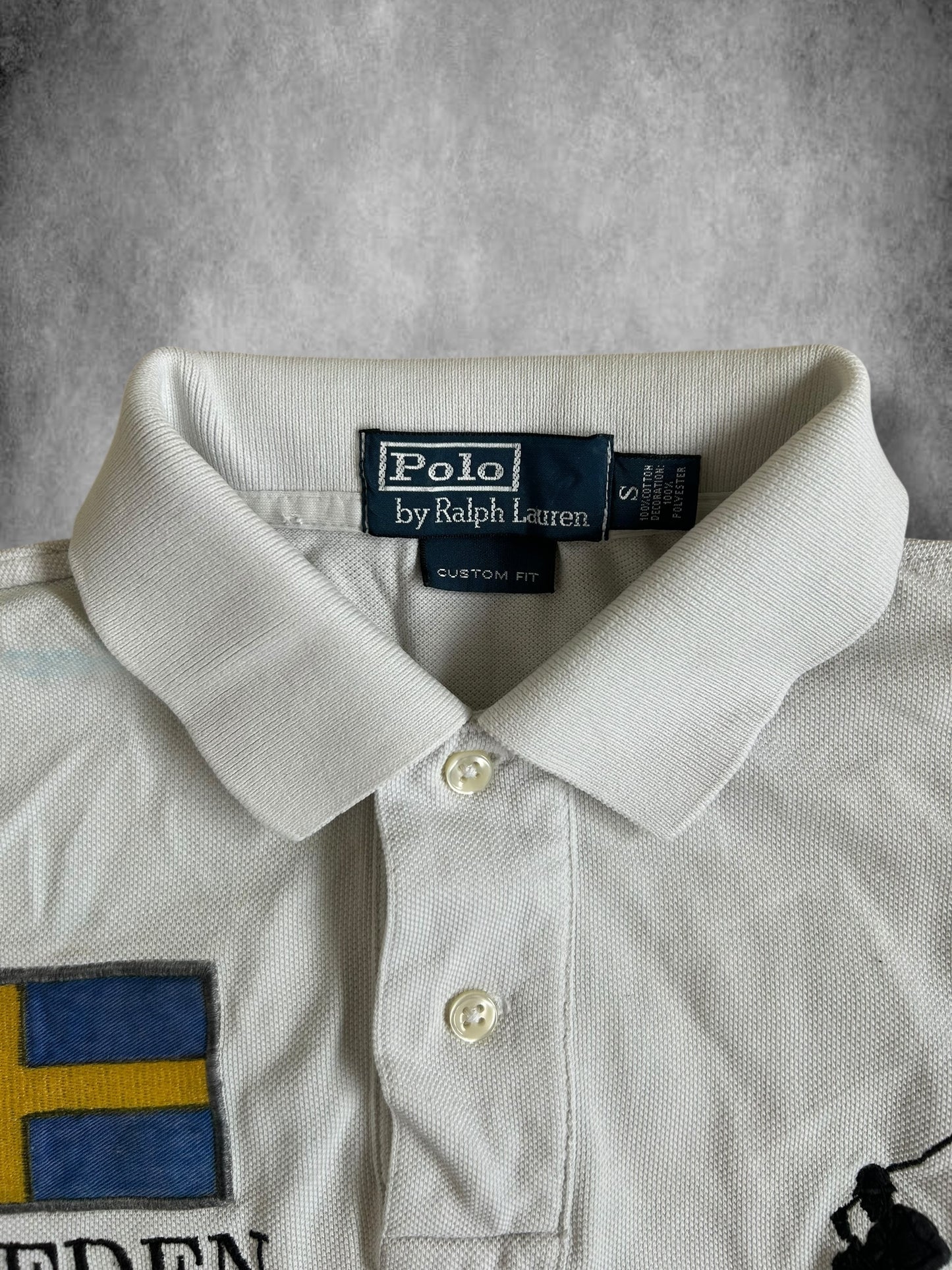 Polo Ralph Lauren Big Pony con la bandera "SUECIA"