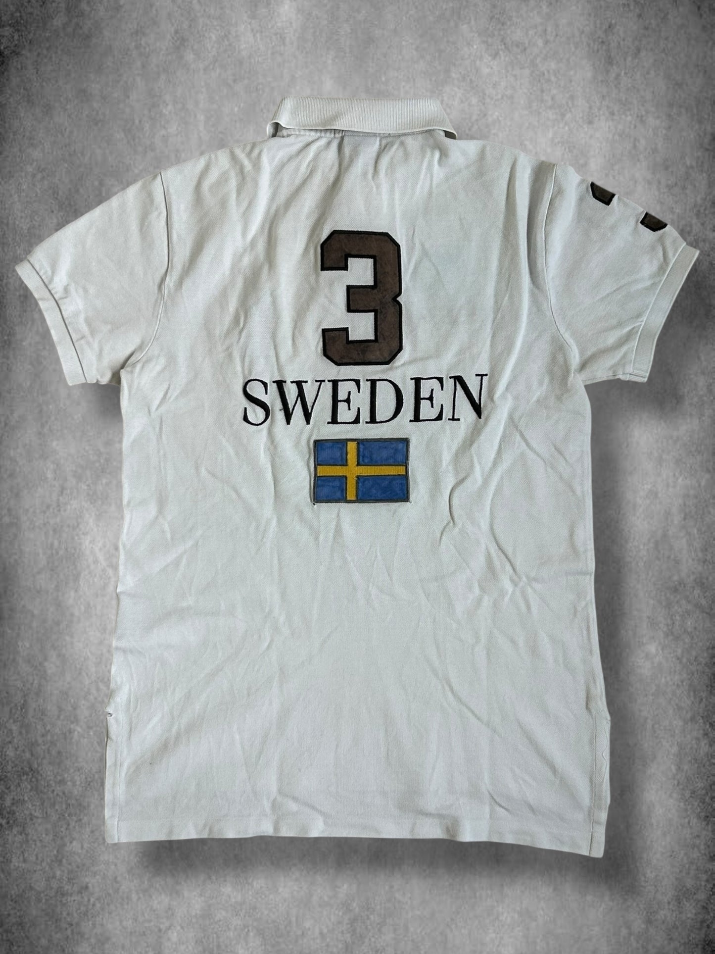 Polo Ralph Lauren Big Pony con la bandera "SUECIA"