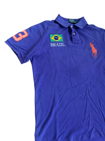 Polo Ralph Lauren Big Pony "Brazil" Flag Polo