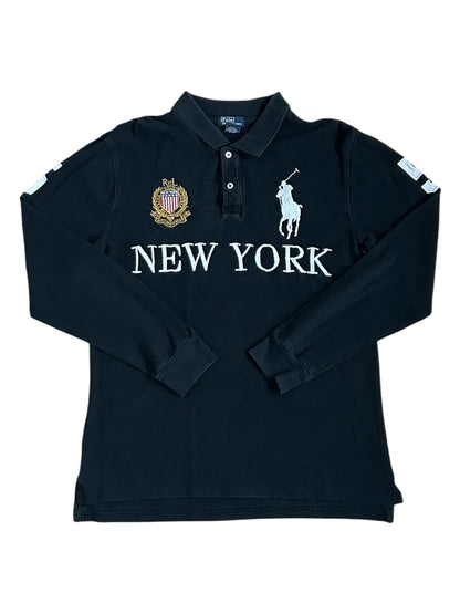 Polo Ralph Lauren Big Pony "New York" City Longsleeve Polo