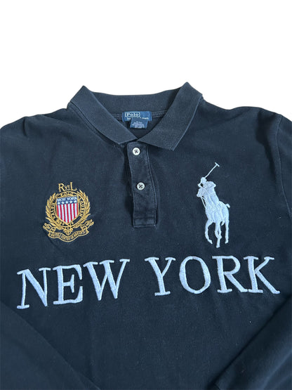 Polo Ralph Lauren Big Pony "New York" City Longsleeve Polo