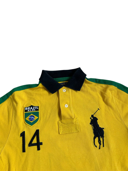 Polo Ralph Lauren Big Pony "BRAZIL" Flag Polo