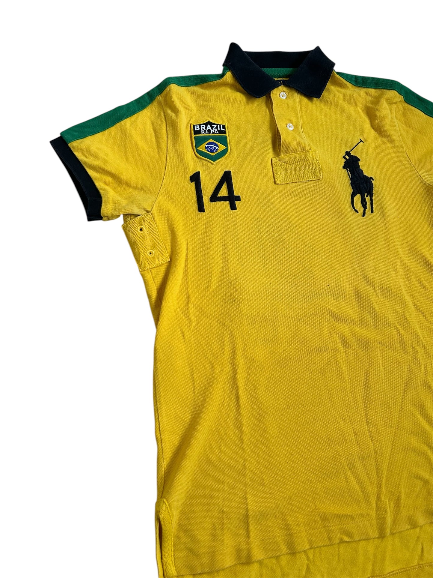 Polo Ralph Lauren Big Pony "BRAZIL" Flag Polo