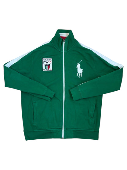 Polo Ralph Lauren Big Pony "ITALY" Country Zipper Sweater