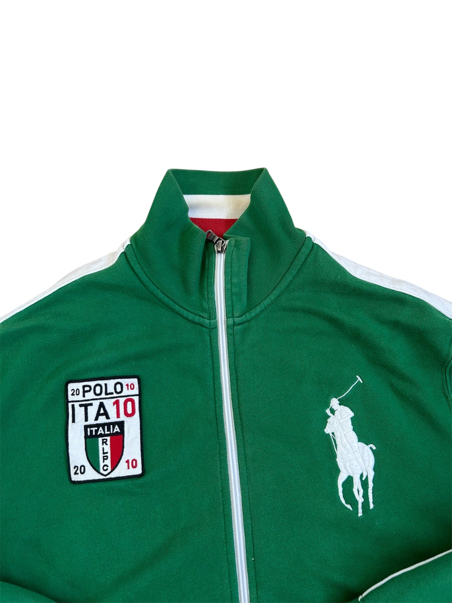 Polo Ralph Lauren Big Pony "ITALY" Country Zipper Sweater