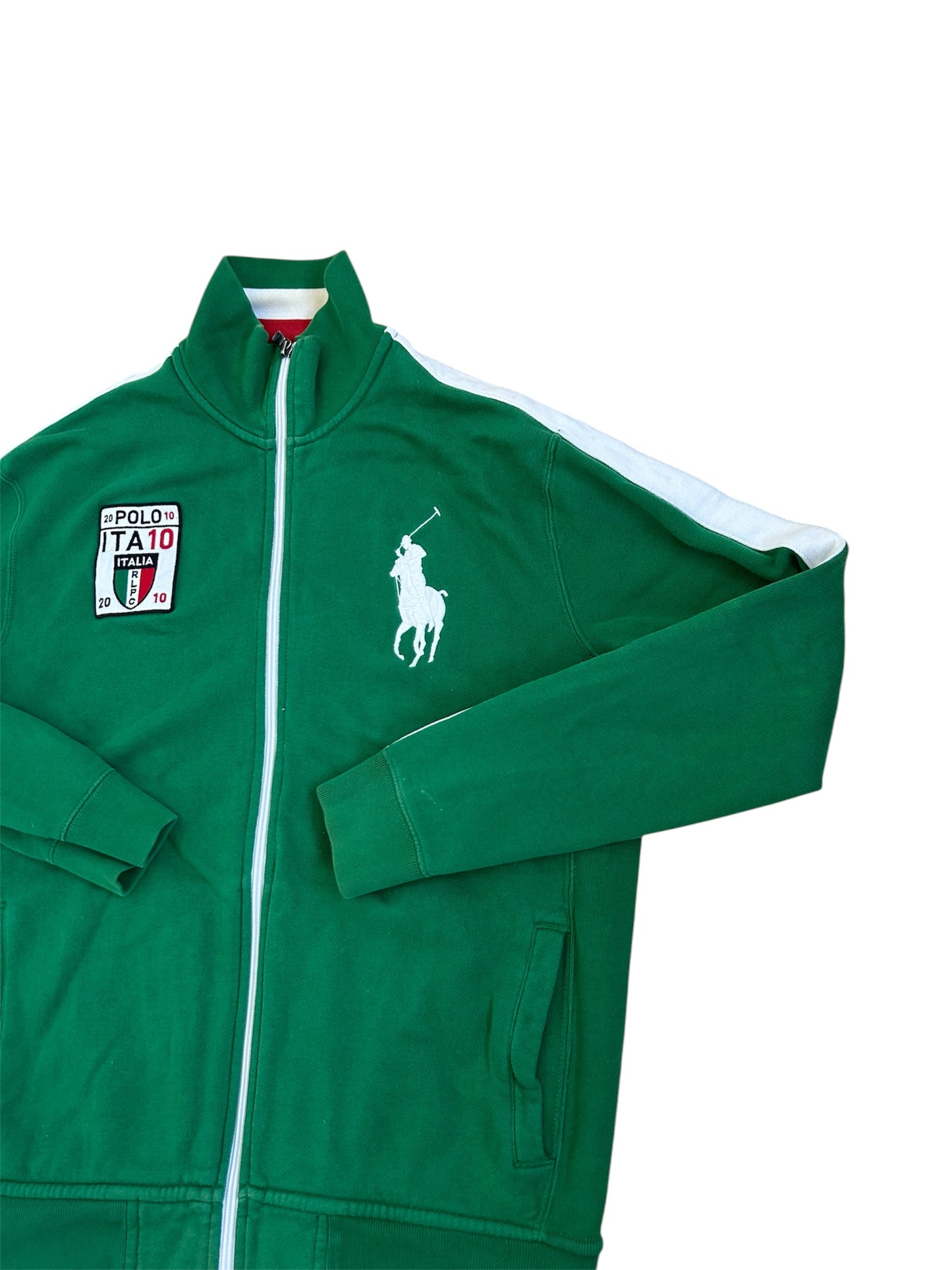 Polo Ralph Lauren Big Pony "ITALY" Country Zipper Sweater