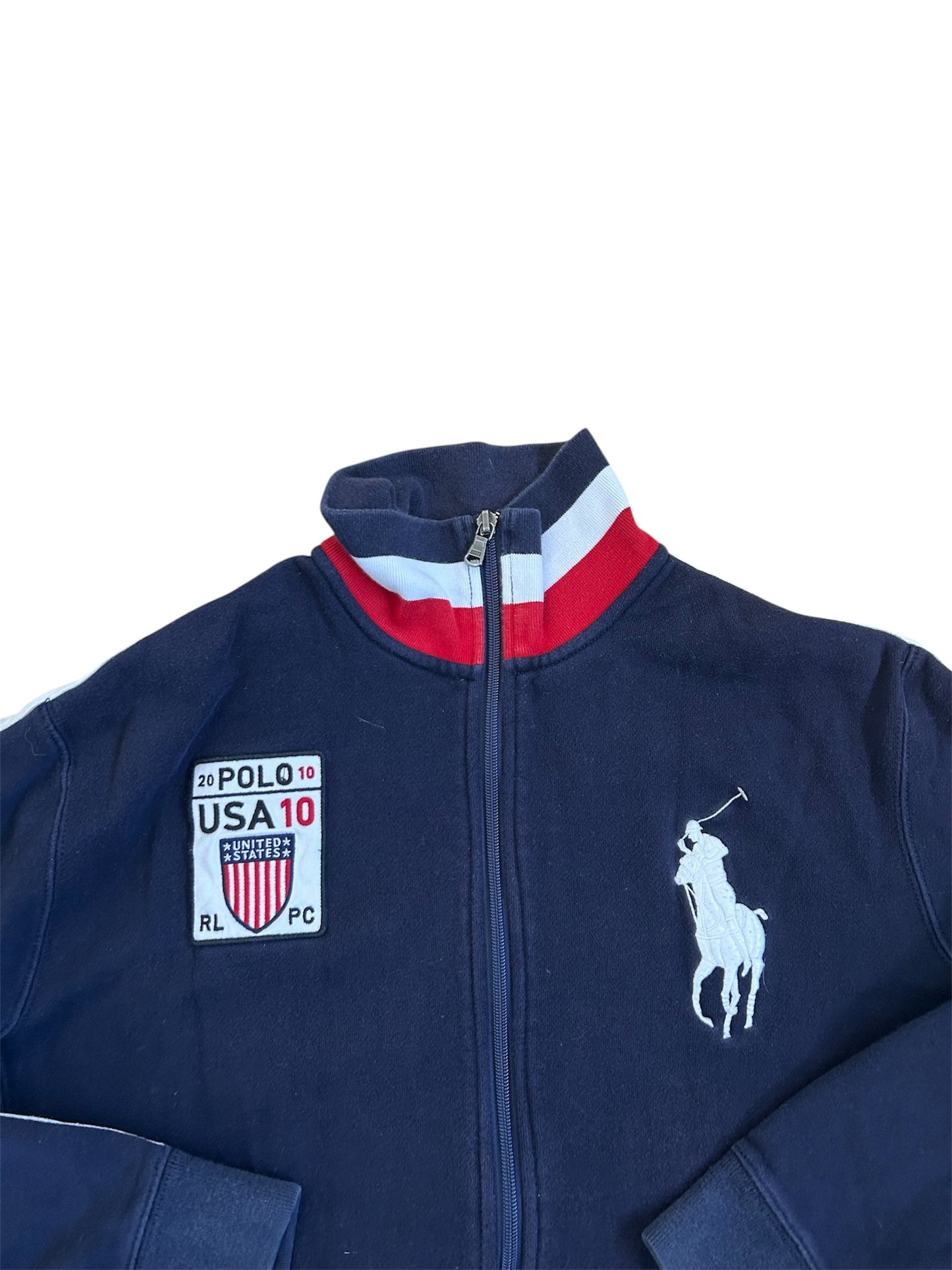 Polo Ralph Lauren Big Pony "USA" Country Zipper Sweater