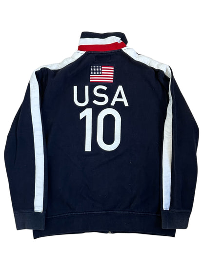 Polo Ralph Lauren Big Pony "USA" Country Zipper Sweater