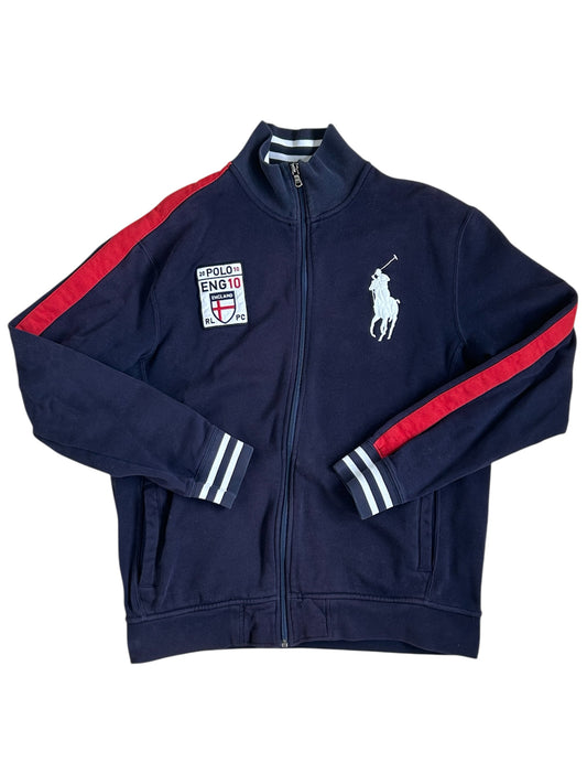Polo Ralph Lauren Big Pony "ENGLAND" Country Zipper Sweater