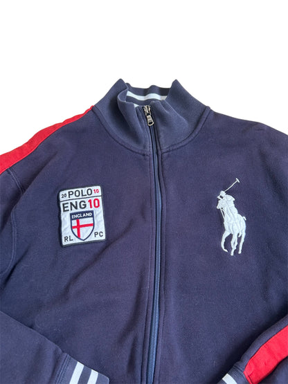 Polo Ralph Lauren Big Pony "ENGLAND" Country Zipper Sweater